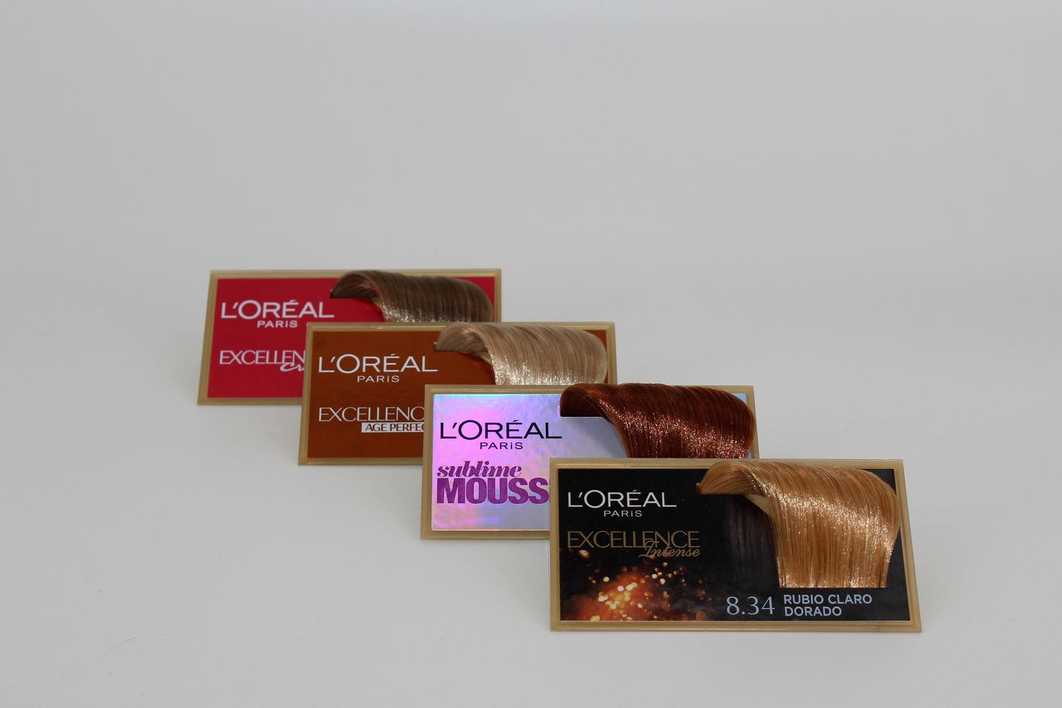 L'Oréal X4染发剂样品卡