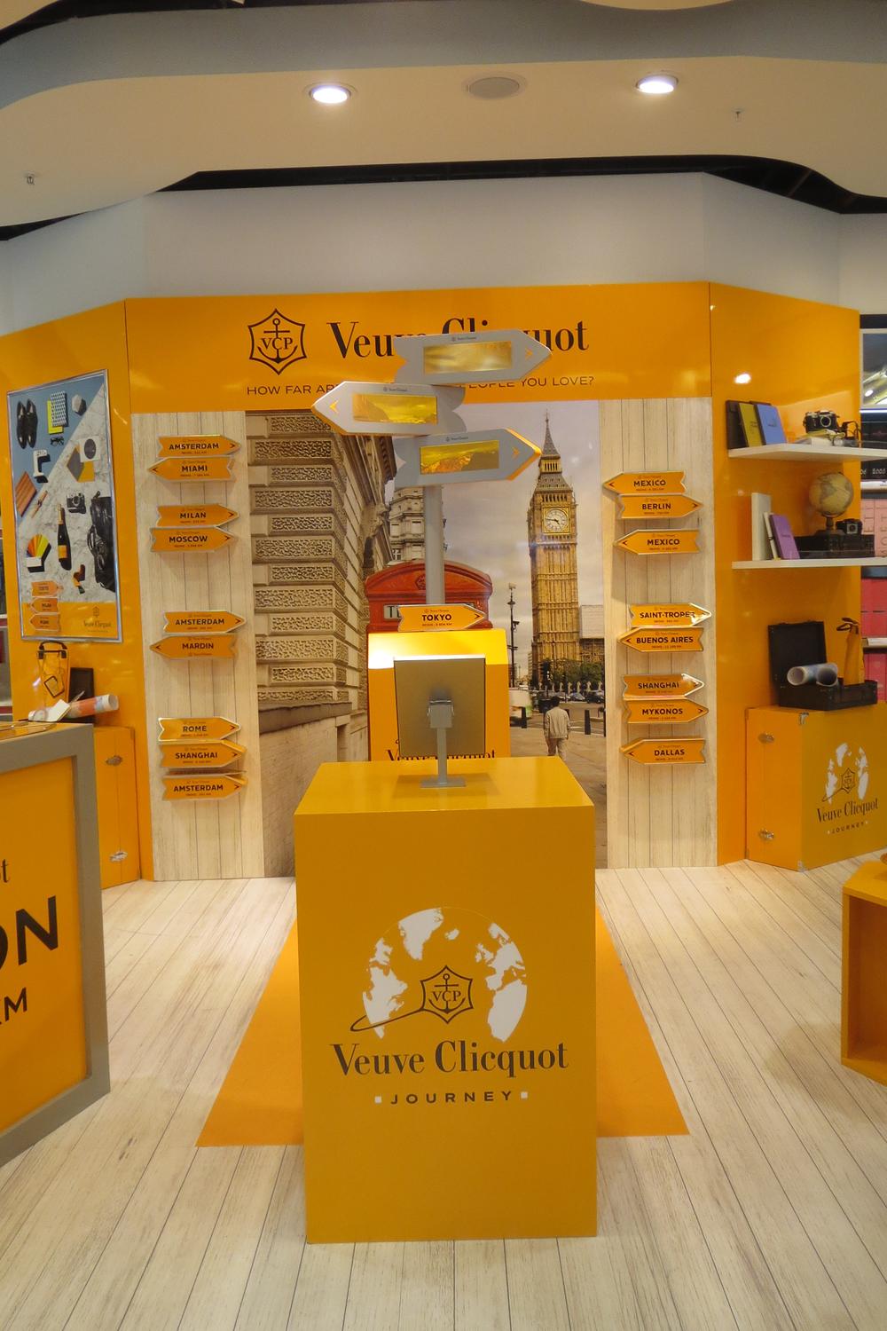 Veuve Clicquot's podium animation